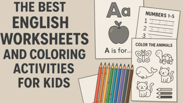 The Best English Worksheets and Coloring Activities for Kids