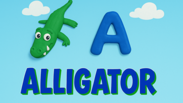 Making the Letter A – Fun with Clay!
