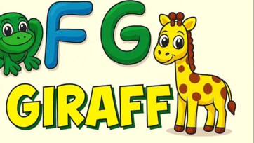 G is for Giraffe! | Learn Alphabet Letters with Playdough Animals